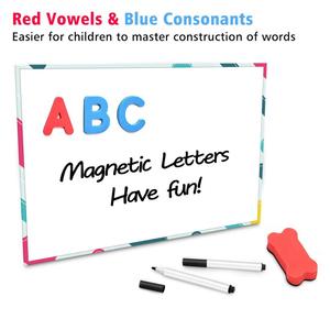208 Piezas de Imanes de Alfabeto ABC en Mayúsculas y Minúsculas, <span class=keywords><strong>Letras</strong></span> Magnéticas de Espuma, Tablero de Alfabeto Magnético con Caja de Almacenamiento - Product Image 4