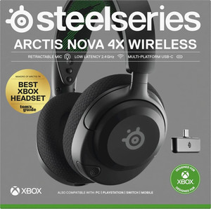 Tai nghe chơi game đa nền tảng không dây Steelseries Arctis Nova 4x, âm thanh không gian 360 °, không dây 2.4GHz, pin 36 giờ, 2 mic - Product Image 2