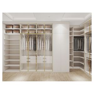 Prima de armarios personalizados desordenados a ordenados que organizan su ropa con facilidad - Product Image 1