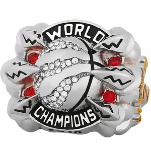 Bague commémorative du championnat <span class=keywords><strong>NBA</strong></span> 2019 des Raptors de Toronto avec la inscription « No. 2019 » Gravure « 2 Leonard » et motif « os de dragon ». - Product Image 2