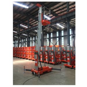 4-16M Mast Electric Aluminium Electric Ladder Lift <b>Portable</b> Aluminum Vertical Hydraulic Vertical Ladder Mobile Single Lift - Product Image 5
