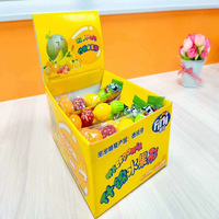 Bonbons gélifiés Fini Fifi saveur pastèque, chewing-gum, saveurs fruitées, creux, certifiés Halal HACCP, multicolores, 20 boîtes entières