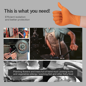 Hochleistungs-Volldiamant-strukturierte 8-Mil-<span class=keywords><strong>Latex</strong></span>-freie industrielle Einweg-Nitril handschuhe mit 100 Zählungen - Product Image 6