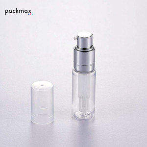 Botella de spray portátil de plástico plateado transparente, pequeña, de alta calidad, súper económica, con pulverizador fino de 30 ml y brillantina. - Product Image 1