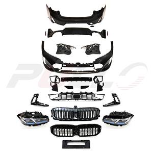 Kit de carrocería antiguo a nuevo para <span class=keywords><strong>BMW</strong></span> <span class=keywords><strong>3S</strong></span> G20 19-22 a G20 LCI 2023 incluye difusor trasero de Faro de rejilla de parachoques - Product Image 2