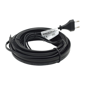 Cable de calefacción MINCO con enchufe de la UE, Cable de alimentación, Cable de calefacción autorregulable para tubería de agua, protección contra congelación, elemento de calefacción para mascotas - Product Image 1