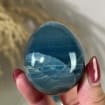 Huevo de Ónix Azul Pulido, Huevo de Cristal, Piedra Curativa, Piedra de Palma, Artesanía, Decoración del Hogar, Reiki, Equilibrio, Meditación, Regalo, Venta al por Mayor - Product Image 4