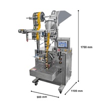 Machine d'Emballage Verticale Entièrement Automatique pour Petits Sacs de Poudre, Aliments, Café, Sucre, Sachets et Particules – Idéale pour Petites Entreprises