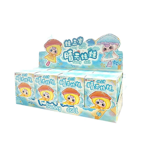 En stock 100% authentique 8 pièces/boîte Série de poupées <span class=keywords><strong>Baby</strong></span> Three Sunny BB3 Boîtes mystères Poupées en peluche à visage en vinyle Porte-clés décoratifs à suspendre - Product Image 1