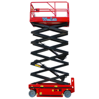 Wanlift Genie Design Elektrische Hydraulische Scherenhebebühne Mini Mobile Hebebühne Stahl 4-Personen-Kapazität für Bauarbeiten