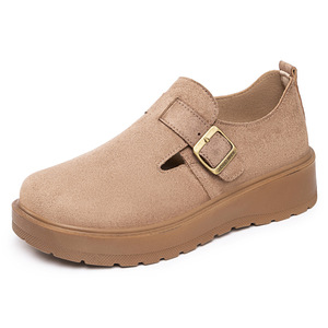 2026 New Spring Autumn Women's Trendy Casual Shoes Thick Bottom <b>Slip</b>-on Lazy Shoes - Product Image 5