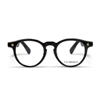 Lunettes Audio Intelligentes Classiques WS OEM, Monture Optique Complète, Caméra 4K à Oreille Ouverte, 130 Langues, Idéales pour les Voyages d'Affaires