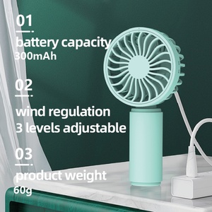 Ventilador Portátil Mini Recargable con Enfriamiento por Aire, Ideal para Estudiantes y Actividades al Aire Libre, Regalo Perfecto, Personalizable de Fábrica - Product Image 4