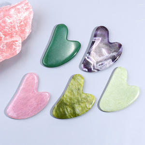Quarzo rosa Gua Sha all'ingrosso <span class=keywords><strong>pietra</strong></span> preziosa naturale <span class=keywords><strong>giada</strong></span> Gua Sha strumento di <span class=keywords><strong>pietra</strong></span> <span class=keywords><strong>per</strong></span> il <span class=keywords><strong>viso</strong></span> - Product Image 2