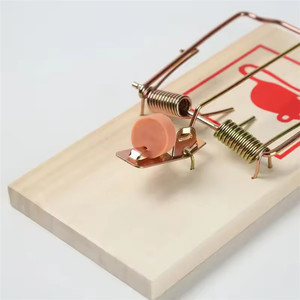 Professional Heavy Duty Wooden Mouse Trap High Sensitivity Large <b>Rat</b> Snap Trap Reusable Rodent Pest Control for Home and Garden - Product Image 2