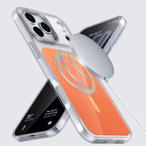<span class=keywords><strong>Funda</strong></span> Transparente Clásica para <span class=keywords><strong>iPhone</strong></span> 18 <span class=keywords><strong>Pro</strong></span> Max, 17 Air, 17 <span class=keywords><strong>Pro</strong></span>, 16, Carga Inalámbrica Magnética, Antigolpes, Carcasa Trasera - Product Image 2