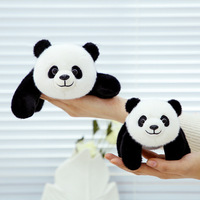 Jouets en peluche super doux Xiangxiang Sanzi, célèbres sur Internet, adorables poupées panda et raton laveur de la taille d'une paume, compagnons de bureau, options cadeaux