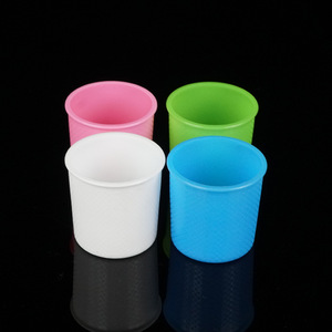 Vaso de Medicina Chengbao de Tres Colores con Tapa, Desechable, de Plástico, para Uso Hospitalario, Fácil de Limpiar - Product Image 2