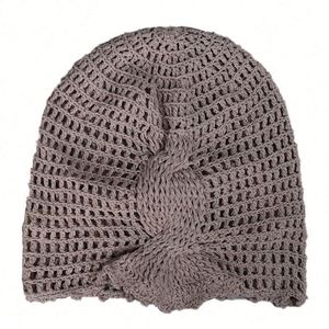 Gorro de Lino Tejido a Mano con Diseño Floral, Transpirable, para Primavera/Verano, Estilo Casual para Mujer - Product Image 5