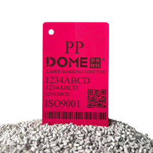 DOME Materiales Polipropileno PP Sellos DE SEGURIDAD Marcado láser Aditivos Solución de polímero Carbón Negro CMS Agente auxiliar - Product Image 1