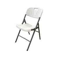 Vente en gros de chaise pliante empilable pour salon de jardin mobilier de jardin extérieur chaise moderne en plastique pour repos café et détente pour fêtes et événements