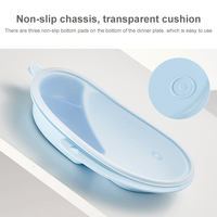 Assiette pour bébé en PP de haute qualité, design mignon, récipient pour aliments pour bébé, assiettes pour tout-petits, vaisselle pour enfants