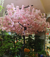 Indoor Outdoor Maßgefertigter Künstlicher Roter Weißer Rosa Kirschblütenbaum in Kleiner und Großer Ausführung für Hochzeitsdekoration