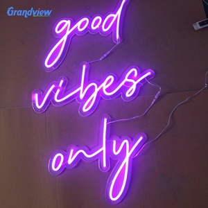 DC 12V Custom <strong>Neon</strong> Led <strong>Good</strong> <strong>Vibes</strong> <strong>Only</strong> <strong>Neon</strong> <strong>Sign</strong> Angel wings <strong>Neon</strong> <strong>Sign</strong> - Product Image 3