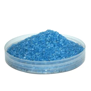 Artificially colored quartz sand with strong, long-lasting and non-fading color can be used for high-grade glass.