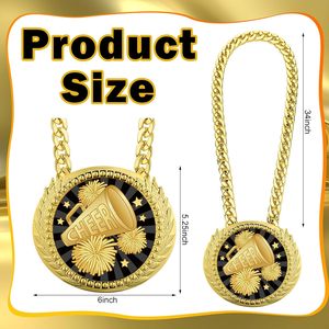 Personnalisez toutes sortes de médailles de champion de mode pour les ligues et les équipes de cheerleading, badge exclusif pour commémorer le moment de la médaille éternelle - Product Image 6