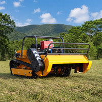 Vente directe usine : Robot tondeuse autotracté télécommandé à moteur essence/diesel 800/1000/1200mm pour jardin