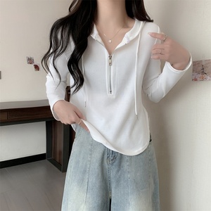 Felpa a maniche lunghe da <span class=keywords><strong>donna</strong></span> all'ingrosso felpa <span class=keywords><strong>con</strong></span> cappuccio da <span class=keywords><strong>donna</strong></span> autunno inverno <span class=keywords><strong>con</strong></span> cappuccio <span class=keywords><strong>felpe</strong></span> <span class=keywords><strong>con</strong></span> <span class=keywords><strong>cerniera</strong></span> in tinta unita da <span class=keywords><strong>donna</strong></span> - Product Image 6