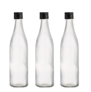 Manufacturer <strong>Cheap</strong> 500ml 16oz 50cl Round Flint Glass Liquor Bottle <strong>Rum</strong> Spirits Vodka Alcohol Lemonade Drink Glass Bottles - Product Image 1