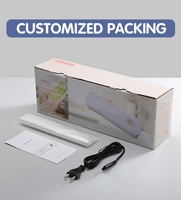 QH-55 Amovible Mini Portable Économiseur De Nourriture Compact Scellant Sous Vide Protection Contre La Surchauffe Machine À Vide avec 10 pcs sacs sous vide