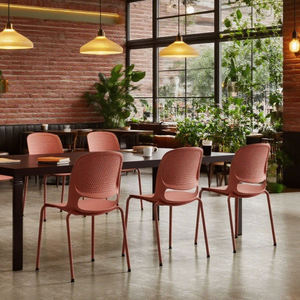 Restaurant <b>Chair</b> OEM | Private Label Modern <b>Stackable</b> Plastic <b>Chairs</b> for Apartment Villa & Commercial Use - Product Image 5