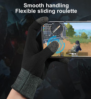Sarafox-juego para teléfono móvil G02, a prueba de sudor, guantes para la punta del dedo, antideslizantes, con pantalla táctil, mangas para la yema del dedo