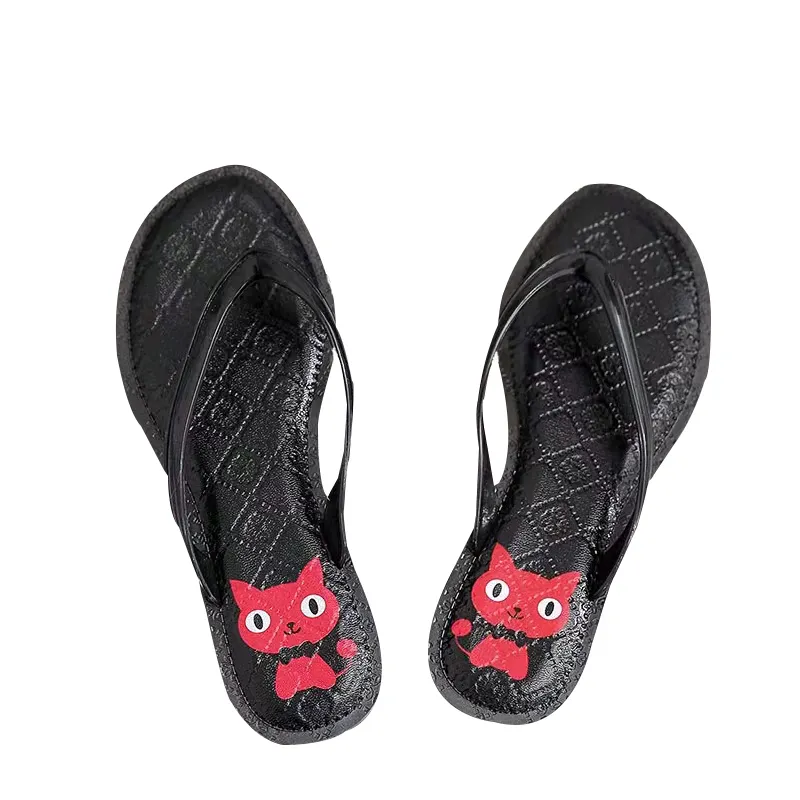 Mùa hè phụ nữ phổ biến cao su bãi biển flip flops hot bán phụ nữ mô hình phim hoạt hình dép đi trong nhà