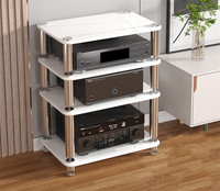 Amplificateur HIFI absorbant les chocs en verre trempé DK-01, armoire TV KTV, Audio, support à ongles de pied, support d'amplificateur de puissance, équipement AV