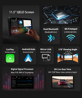 Universal 7870 Android Car-play auto 2K QLED pantalla táctil radio de coche para unidad principal 9,5 pulgadas 10,36 pulgadas 11,5 pulgadas 13 pulgadas