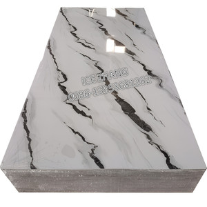 Phổ biến chất lượng cao 3D thiết kế trong patchable Patterned nội thất tấm Tường PVC UV tấm đá cẩm thạch tường Bảng điều khiển - Product Image 3