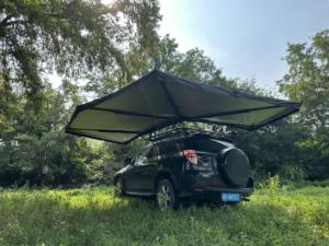 Pare-soleil à 270 degrés Boîtier métallique personnalisé camping rétractable Toit à 270 degrés auvent de renard freestyle - Product Image 4