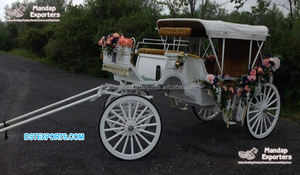 Carruaje de Paseo de Diseño Victoriano, Personalizado en Color, de Cuatro Plazas, Tirado por Caballos, Carruaje Real Victoria - Product Image 6