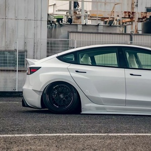 Actualización Tesla <span class=keywords><strong>Model</strong></span> <span class=keywords><strong>3</strong></span> con kit de cuerpo ancho LB, difusor de parachoques delantero, arcos de rueda, presas de aire para renovación - Product Image 5