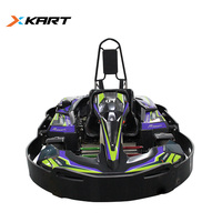 Go Karts X-KART con Pedales Ajustables para Pistas de Karting al Aire Libre, Go Kart Comercial de Gasolina de 200cc para Adultos