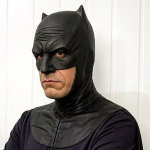 Máscara <span class=keywords><strong>de</strong></span> Silicona Personalizada <span class=keywords><strong>de</strong></span> Batman, Casco <span class=keywords><strong>de</strong></span> Disfraz <span class=keywords><strong>de</strong></span> Superhéroe <span class=keywords><strong>para</strong></span> Cosplay, Cubrecabezas Negro <span class=keywords><strong>para</strong></span> <span class=keywords><strong>Halloween</strong></span> - Product Image 3