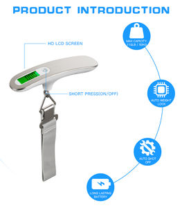 أمتعة مقياس رقمي ملونة مخصصة لأمتعة الصيد 50 أو - Product Image 5