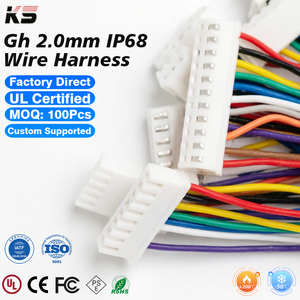 Câble JST 2-16 broches, pas de 2,0 mm, connecteur mâle/femelle, faisceau de câbles AWG, fabrication ODM/OEM, câble JST - Product Image 1
