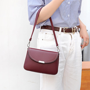 Nouveau Sac Bandoulière Femme à Rabat Couleur Unie en PU – Sac à Main Tendance de Luxe pour Dames – Sac Messager Élégant à Épaule Unique – Sac Fourre-tout - Product Image 4