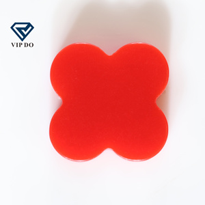 Venta popular Turquesa sintética Trébol de cuatro hojas 6*6*2mm-14*14*2mm Piedra turquesa sintética azul - Product Image 3