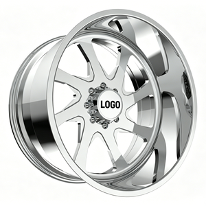Jantes en alliage forgé sur mesure JTX VEIL 15-26 pouces 8x165.1 pour Ram 2500 3500 Hummer H2 Pick-up robuste tout-terrain 4x4 SUV - Product Image 2